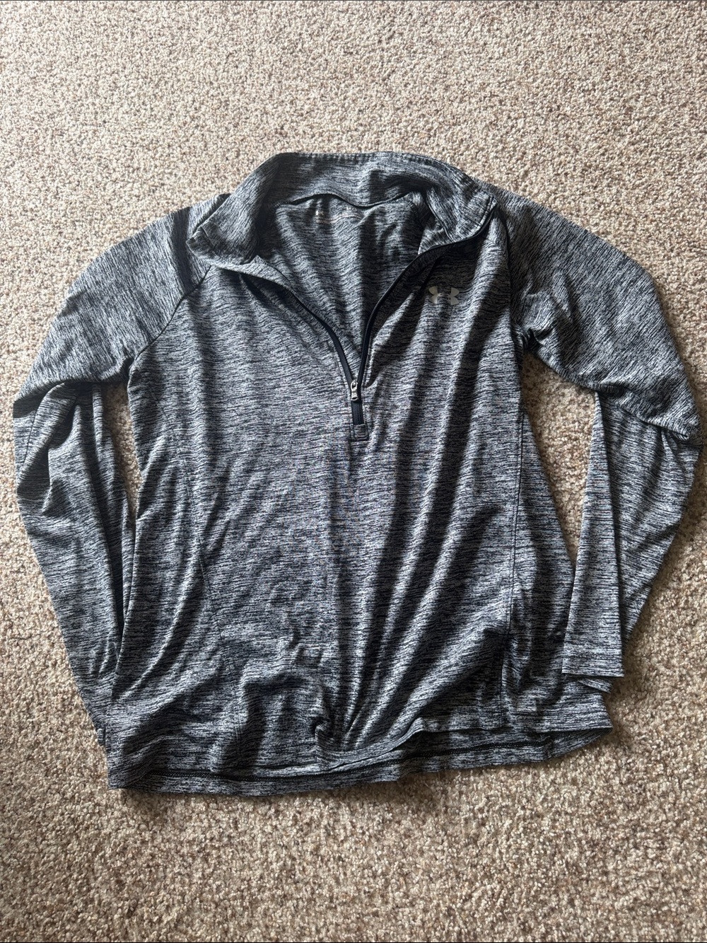 Women's Quarter-Zip Heathered Gray